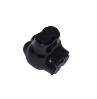 Conectores de Cable Eléctrico Negros UL QMS-S4-2 Aislados de Múltiples Puertos con Entrada de un Solo Lado, UL y No UL