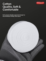 Ruban en tissu de coton blanc pour électricien, idéal pour la réparation de moteurs, l'isolation de transformateurs, le regroupement et l'emballage – Fabriqué en Chine continentale