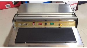 Máquina Envolvedora de Film Transparente Comercial HW450 con Cortador, Envolvedora de Film Plástico de 450 mm para Envasado de Alimentos en Supermercados - Product Image 2
