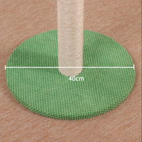 Vente en gros usine : Arbre à chat durable en forme de cactus en fausse fourrure, avec poteau à gratter, jouet boule en peluche et structure d'escalade