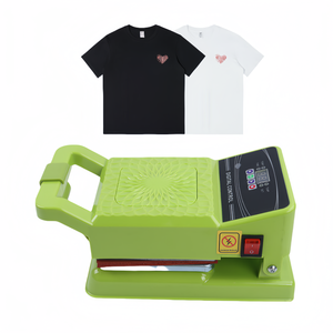 Máy ép nhiệt mini gia dụng, máy là mini tự làm, máy là logo áo ngắn tay, nhãn mác ép nhiệt - Product Image 2