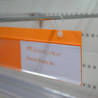 Bande de billet personnalisé plastique PVC extrusion étiquette de prix porte-étiquette pour supermarché étagère