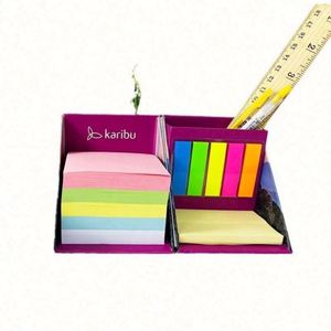 Notes autocollantes personnalisées pour agenda de Noël, en papier kraft, avec logo couleur personnalisé, pour écriture et dessin, usage scolaire/bureau, mignonnes - Product Image 2