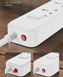 Khoảng cách lớn Power Strip chúng tôi 3 pin cắm Board cửa hàng công suất cao phổ mở rộng ổ cắm - Product Image 3