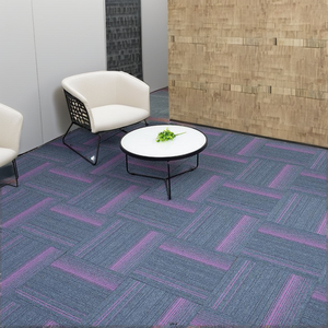Dalles de moquette modernes antidérapantes à boucles intégrées pour bureaux commerciaux, hôtels, gymnases - Réversibles, adaptées aux animaux de compagnie - Product Image 2