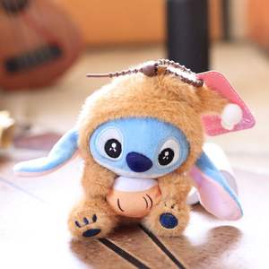 14cm dikiş PP pamuk peluş oyuncak anahtarlık pençe makinesi bebek hayvan sırt çantası kolye Unisex - Product Image 4