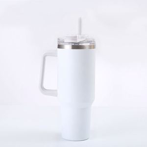 Gobelet de voyage H1.0 pour voiture, 40 oz, à double paroi isolée, avec couvercle, paille et base antidérapante, personnalisable avec logo ODM - Product Image 1