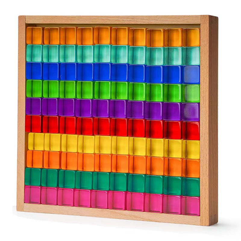 100 acrylic blocks