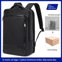 Sac à dos professionnel pour homme et femme en cuir véritable, grande capacité, en cuir de vachette pleine fleur, sacoche pour ordinateur, imperméable, personnalisable