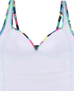 Traje de Baño de una Pieza de Gasa para Mujer con Copas Moldeadas y Control de Abdomen Fruncido, Traje de Baño para Playa - Product Image 6