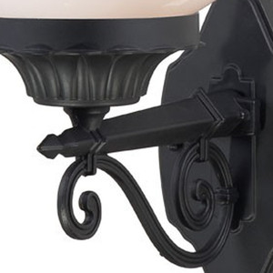 Lampade da parete per esterni HMS nero rotondo rotondo in acrilico - Product Image 4