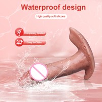 Masseur sans fil télécommandé en silicone, design sûr pour le corps féminin, vibromasseur étanche, jouets sexuels doux pour femmes