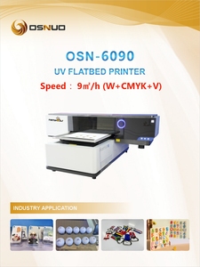 Servicio OEM OSNUO 6090 Impresora <span class=keywords><strong>UV</strong></span> de Cama Plana, Impresora Industrial CMYK Directa a Objeto para Carcasas de Teléfono y Estuches de Lápiz Labial - Product Image 6