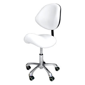 Selle de <span class=keywords><strong>Salon</strong></span> de coiffure réglable, tabouret, à roulettes, avec dossier, pour <span class=keywords><strong>coiffeur</strong></span>, barbier et tatouage, pour maison et bureau - Product Image 4