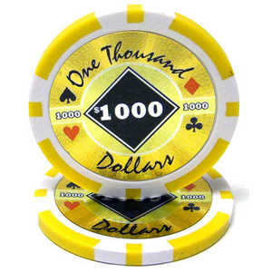 Fichas de póquer de 14 gramos de diamante negro de alta calidad con bandeja para juegos - Product Image 2