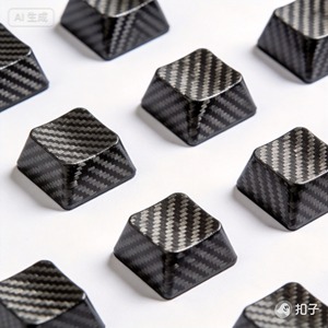 คีย์แคปคีย์บอร์ดคาร์บอนไฟเบอร์ - Product Image 3