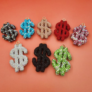 Breloques en pâte polymère ornées de strass de haute qualité, design créatif avec trous, pour coques de téléphone, sacs, accessoires de chaussures, vente en gros - Product Image 4