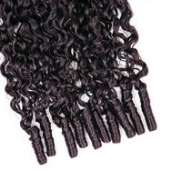 Extensions de dreadlocks en cheveux humains afro crépus 100 % faits à la main, extensions de locs, cheveux à crocheter pour tresses