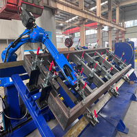 Robots de haz de fabricación de acero estructural inteligente Industrial Mig/Tig/Laser/ Arc, máquina de soldadura, precio automático con riel