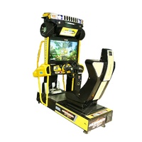 Simulateur de jeu vidéo d'arcade de course automobile