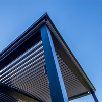 Pergola d'extérieur en Aluminium de haute qualité avec perchoirs réglables, Pergola de jardin pour la maison