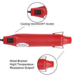 Pistola <span class=keywords><strong>de</strong></span> Aire Caliente Industrial Eléctrica Compacta JIETIAN, 110V, Enchufe Rojo JP, 300W, Herramienta <span class=keywords><strong>de</strong></span> <span class=keywords><strong>Calor</strong></span> Mini Ligera, Rango <span class=keywords><strong>de</strong></span> Temperatura 200-300°C, 3 Años <span class=keywords><strong>de</strong></span> Garantía - Product Image 5