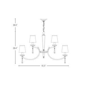 Custom Copper Factory price Modern <b>Light</b> Luxury Brass Chandelier White Glass Shade Rod <b>Light</b> for <b>Dining</b> Room living room - Product Image 3