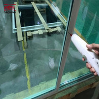 Ventana Abatible Moderna Personalizada de UPVC, Doble Vidrio Templado, Ventanas de PVC Duraderas e Insonorizadas para Uso Comercial y Residencial