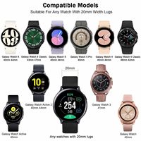 Correa de Reloj de Silicona Ajustable Upro para Samsung Watch 5, Venta al por Mayor, Liberación Rápida, 20mm 22mm, Correa de Repuesto