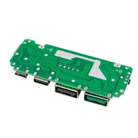 Module de charge pour batterie lithium 18650 avec double port USB 5V 2.4A Micro/Type-C et LED, pour batterie externe