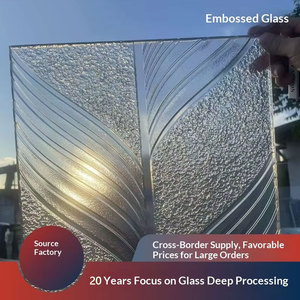 Verre gaufré de qualité supérieure en gros, 5 mm et 6 mm, verre cannelé, verre texturé pour cloisons d'hôtel, devantures de magasins, panneaux décoratifs - Product Image 4
