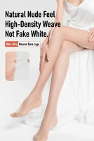 Collants transparents anti-accroc 5D ultra-fins et respirants, éco-responsables et très élastiques, directement de l'usine, pour l'été