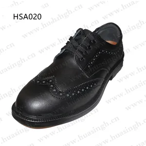 LXG, 로우 컷 블랙 wingtip 스타일 발가락 스틸 발가락 삽입 드레스 신발 케냐 시장 인기 안티 히트 관리자 안전 신발 HSA020