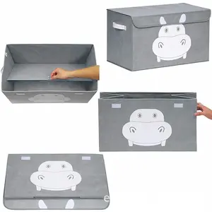 Fabric Toy Boxes for Children, Folding Storage Case Used for Toy Organization