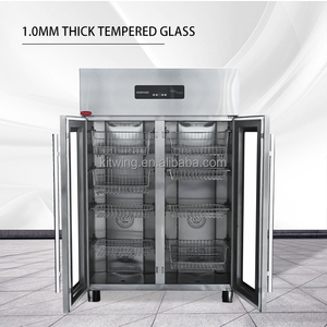 Comercial Hotel Restaurante Gabinete de cocina Puerta doble Independiente Acero inoxidable Nuevo motor Desinfección Esterilización - Product Image 2