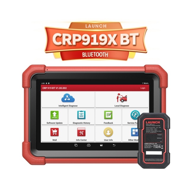 Universal LAUNCH CRP919X BT  crp919xbt Bidirectional Full System CANFD DOIP FCA car scanner automotive diagnostic tools