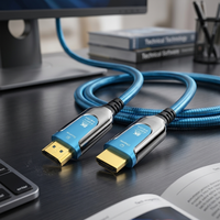 Kabel Serat Optik AOC 8K 2.1 Kecepatan Ultra Tinggi 48Gbps 60Hz dengan Lapisan Pelindung Berlapis Emas untuk TV, Monitor, Kamera, Mobil, Proyektor
