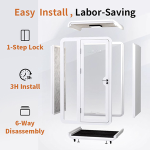 Rumore insonorizzato per la Privacy 1 persona cabine telefoniche per ufficio lavoro riunione ufficio Pod insonorizzate cabina del telefono - Product Image 5