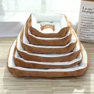 Rectangular Pet <b>Bed</b> For <b>Dog</b> <b>Medium</b> Large Size Four Seasons Polyester Fiber Fill Hand Washable - Product Image 3