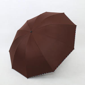 Parapluie pliable portable résistant au vent et aux UV avec impression de logo personnalisée pour adultes, hommes et femmes en voyage par temps de pluie - Product Image 6