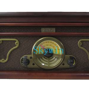 Phonographe en bois massif Skywin avec lecteur FM AM, cassette, MP3, CD, USB et cartouche Ruby - Product Image 2