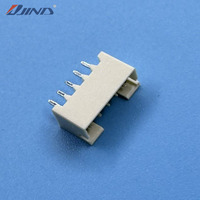 Conector de Enchufe PCB de 5 Pines, Paso de 2.0 mm, Color Beige, PH-5A, Terminal de Latón con Recubrimiento de Estaño, 2A 250V, Montaje en Placa