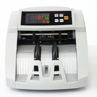 Contadora de Dinero de Alta Velocidad 1100 piezas/min, Grado Comercial, con Detección IR UV MG MT, Reconocimiento Automático de Monedas, Pantalla LCD