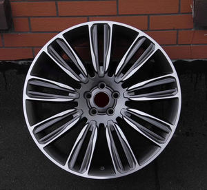 Jantes en alliage forgé 5x120 18 19 20 21 pouces Noir Machine Face Roue moyeu pour Range Rover Sport <span class=keywords><strong>SVR</strong></span> Defender Jantes de voiture forgées - Product Image 3