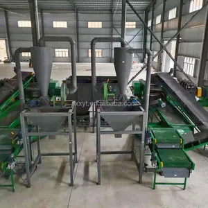 Used rubber tires recycling machines waste tire shredding plant