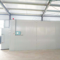 JIUDE Commerciële Voedseldehydrator Fruit- en Groente Droogmachine PLC-gestuurd 220V/380V SUS304 RVS 1 Jaar Garantie