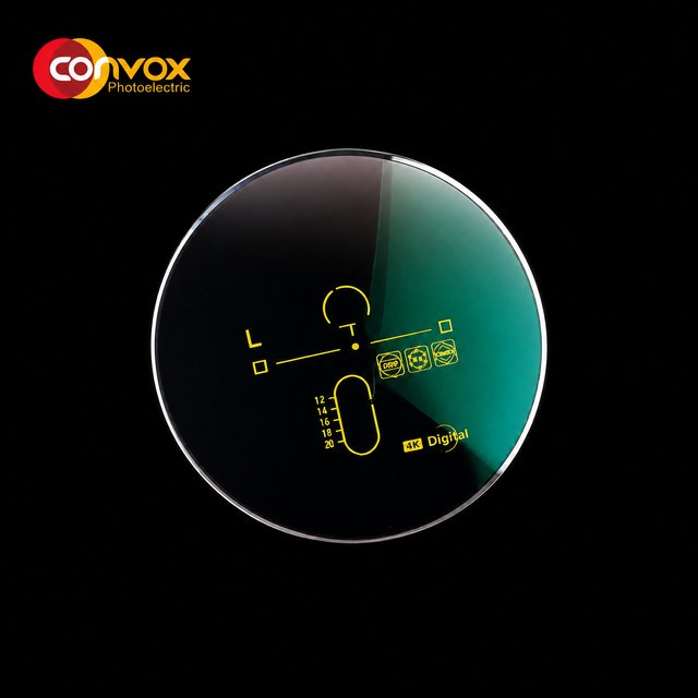 Convox Digital Customized Two-piece High Index 1.67 Freeform Progressive HMC Plastic Optical Lens with Sample Making Service