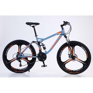 Vélo de montagne à <span class=keywords><strong>double</strong></span> suspension 24/26 pouces, <span class=keywords><strong>double</strong></span> amortisseur à ressort, confortable, décontracté, tout-terrain - Product Image 2