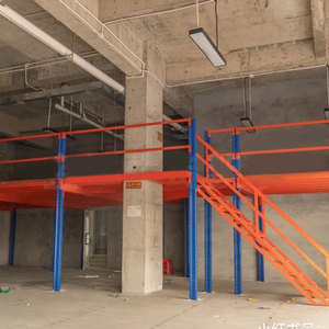 מחסן פלדה & מדפים מתכת מערכת מידוף טרומי 2-5 שכבות החובה הכבדות מחסן אחסון כבד מזנין - Product Image 1