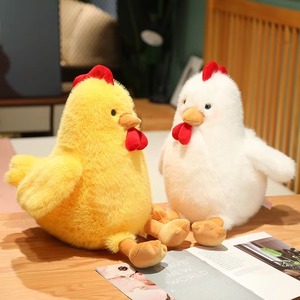 <b>Chicken</b> Plush Stuffed Animal Doll Realistic Looking, Birthday <b>Gift</b> Room Decor and Pillow Easter Kids <b>Gift</b> Room Decoration - Product Image 3